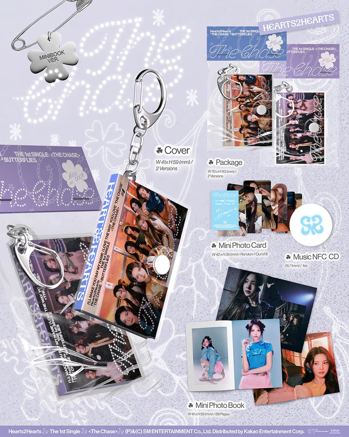 HEARTS2HEARTS - THE CHASE (1st Single Album) SMART ALBUM Version