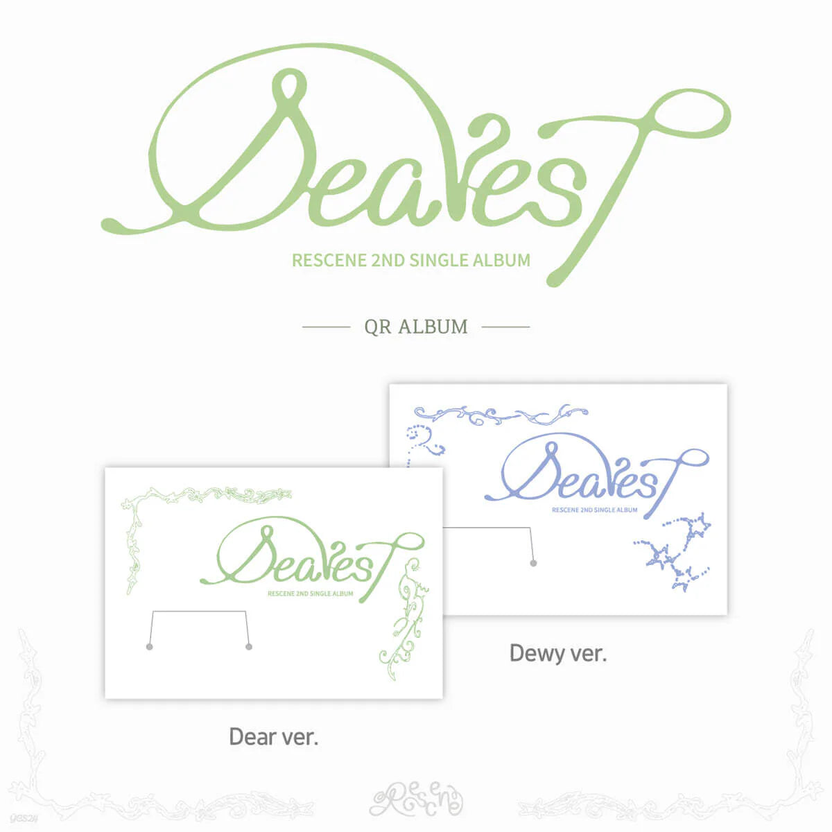 RESCENE - DEAREST (2nd Single Album) QR