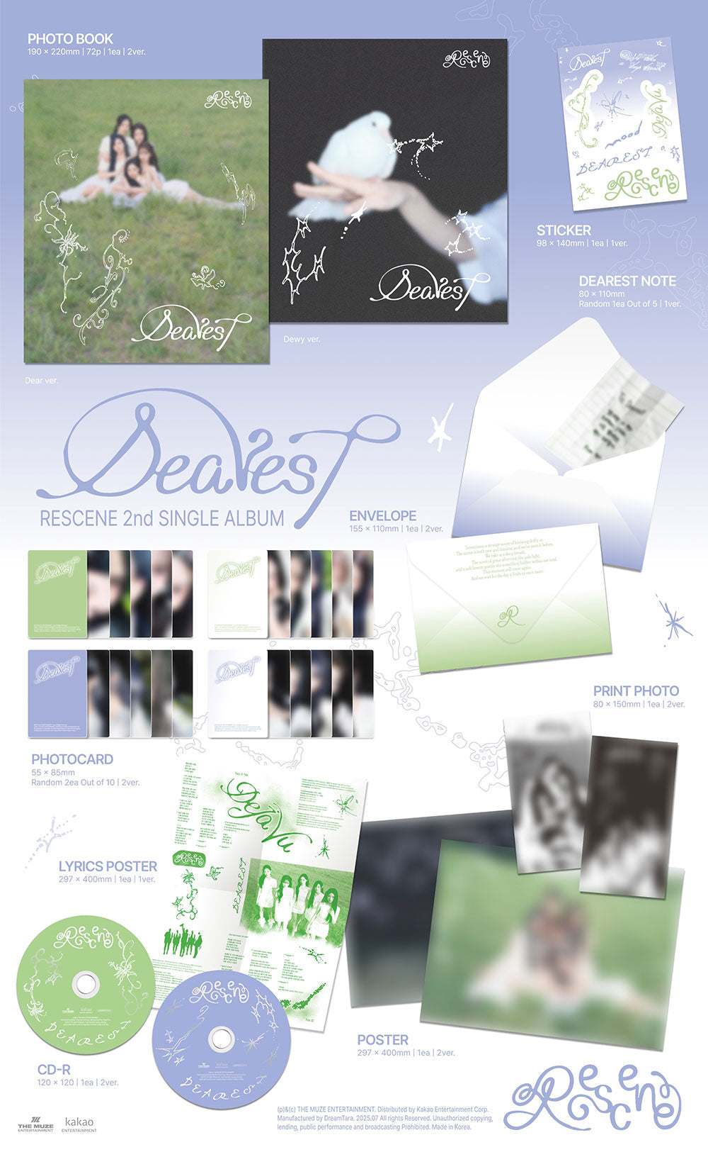 RESCENE - DEAREST (2nd Single Album)