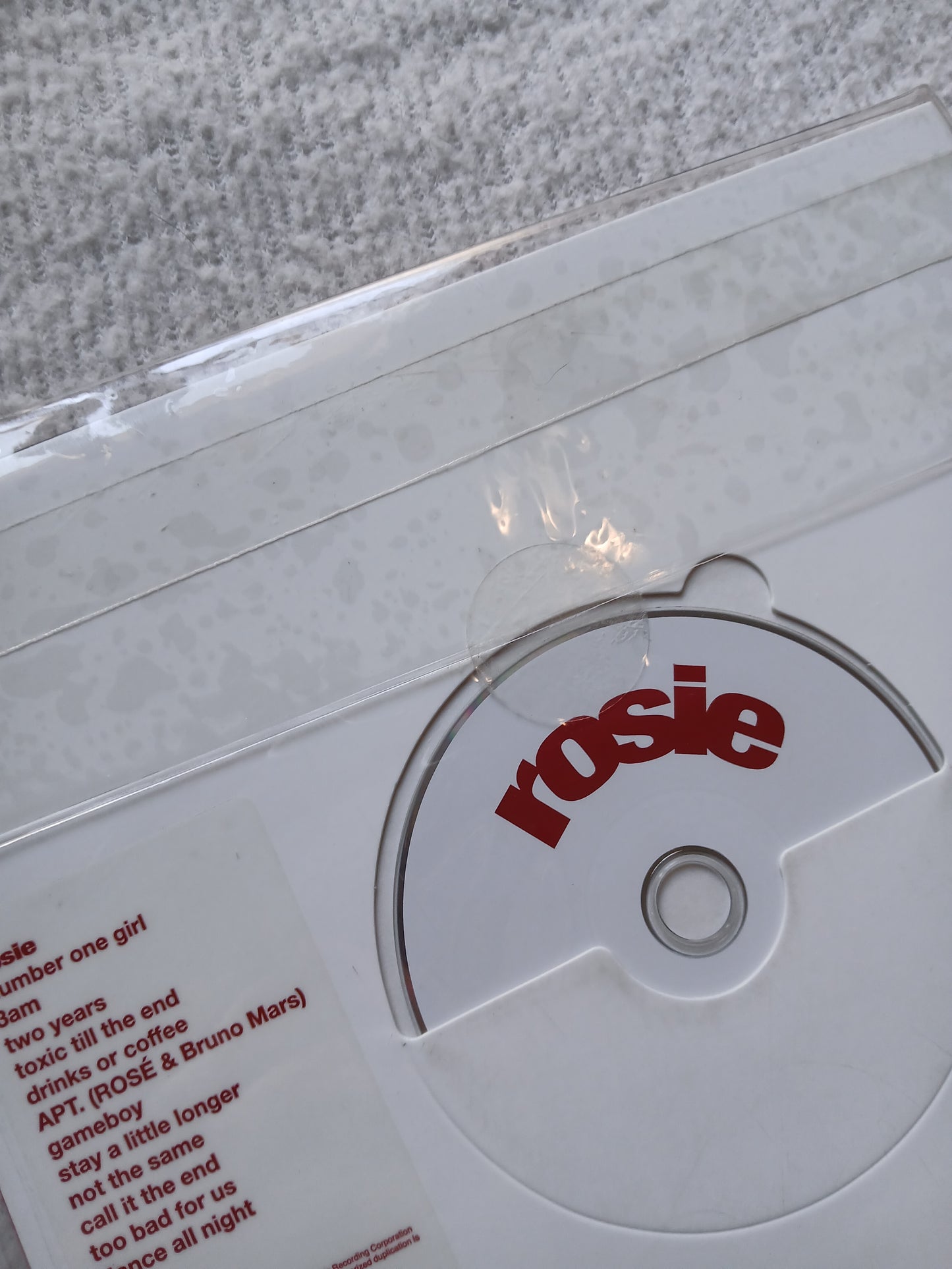 ROSE (BLACKPINK) - ROSIE (1st studio Album) Target Exclusive Version