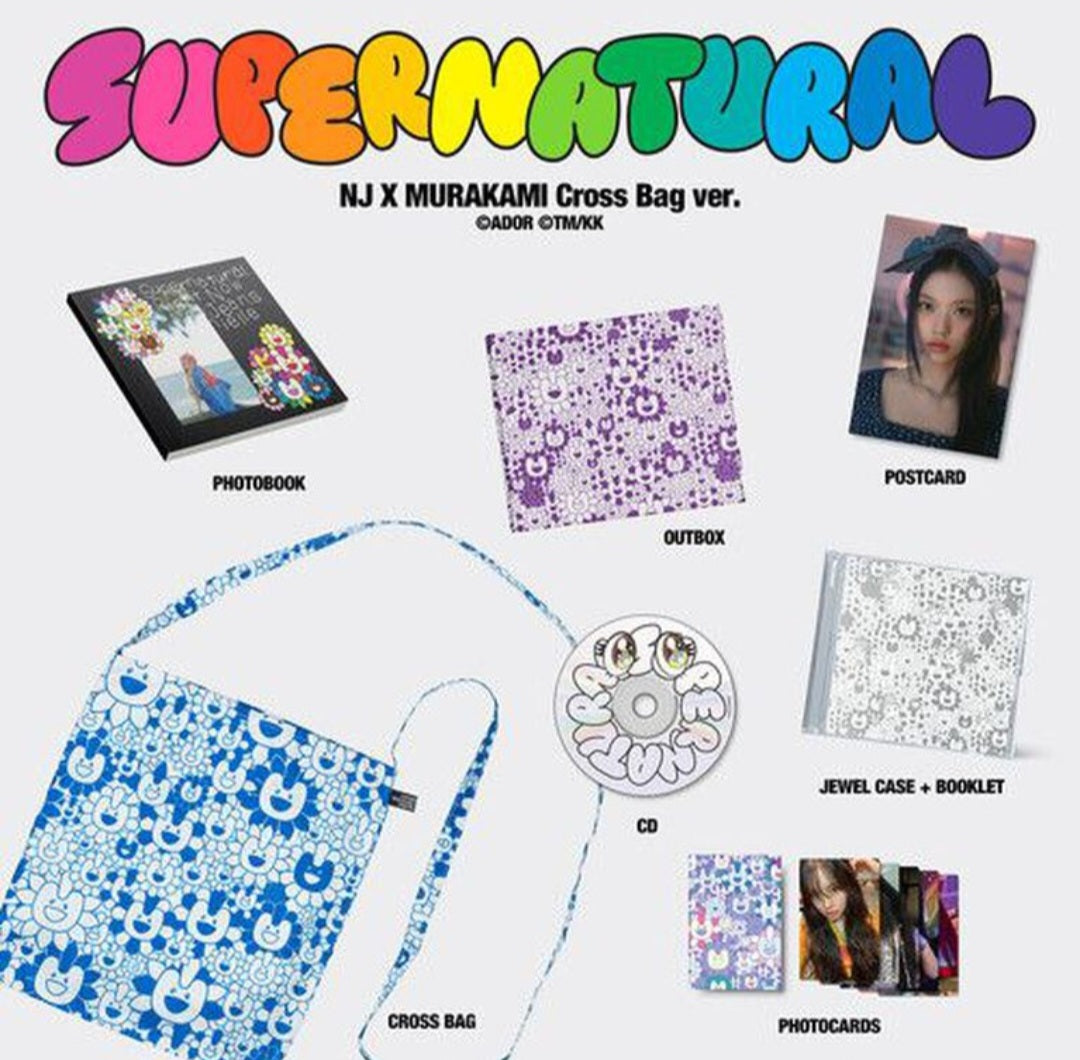 NEWJEANS - Supernatural (NJ X MURAKAMI Cross Bag) Target exclusive