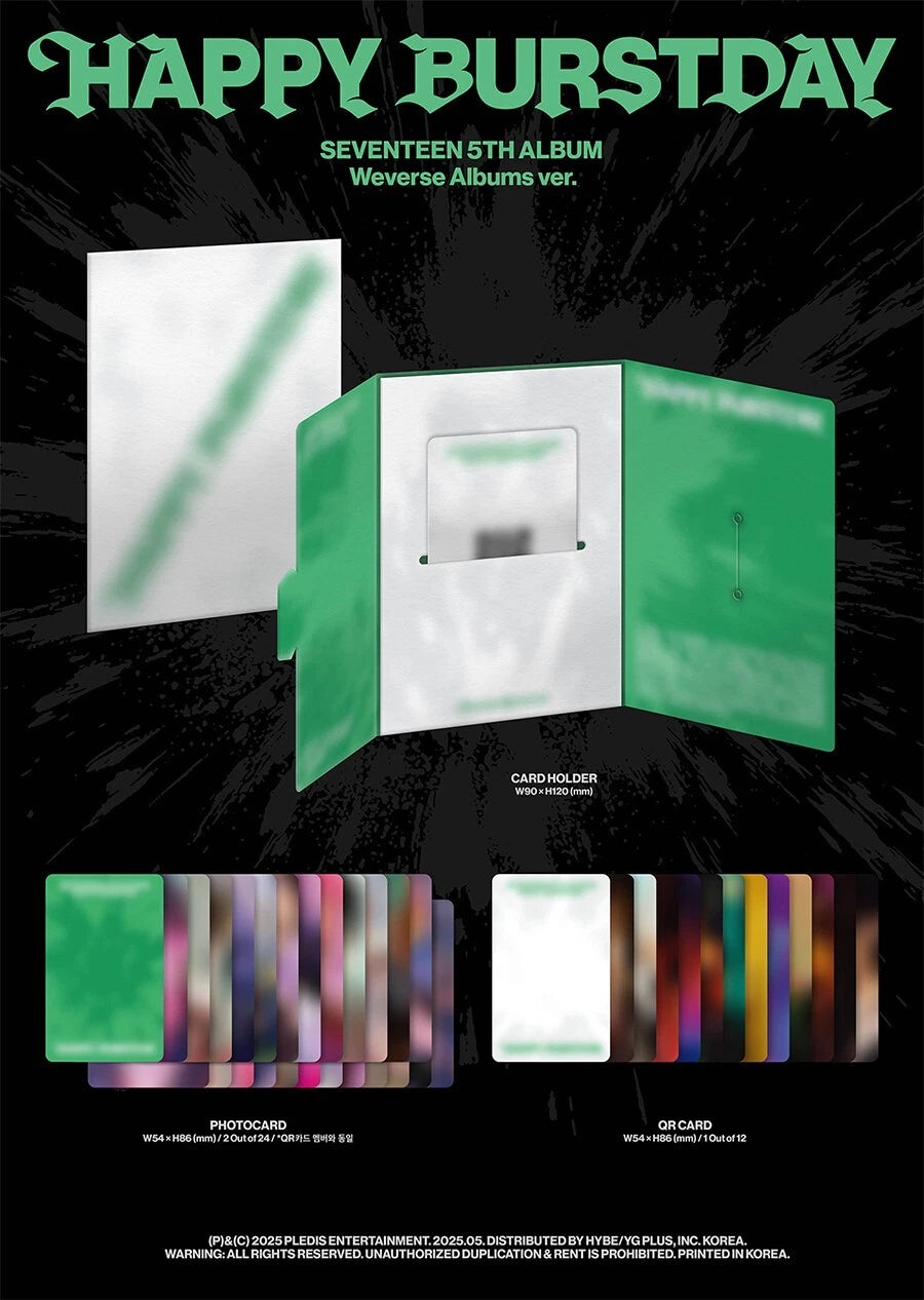 SEVENTEEN - HAPPY BURSTDAY (5th Album) WEVERSE