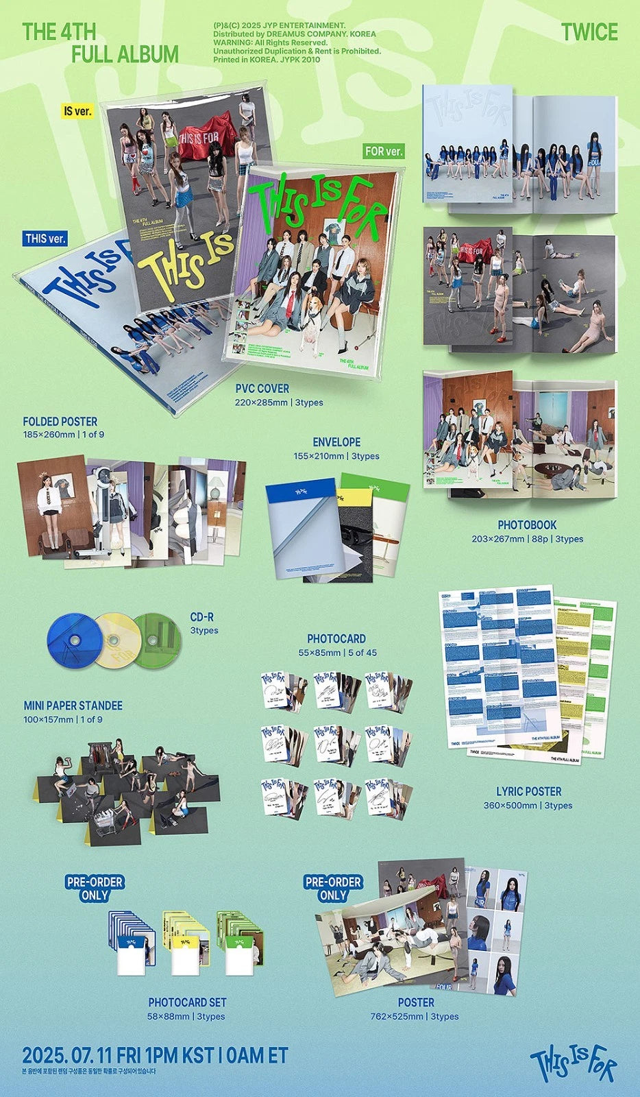TWICE - THIS IS FOR (4th Album)