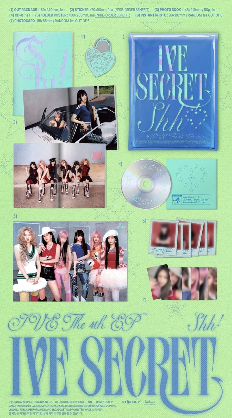 IVE - IVE SECRET (4th Mini Album)