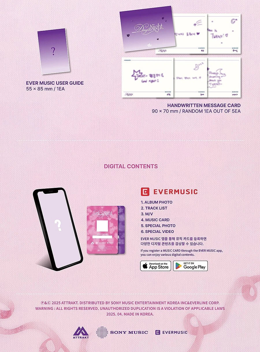 FIFTY FIFTY - DAY & NIGHT (3rd Mini Album) EVER