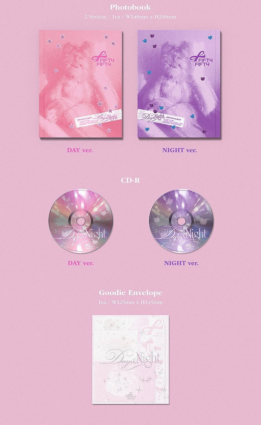 FIFTY FIFTY - DAY & NIGHT (3rd Mini Album)