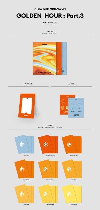 ATEEZ - GOLDEN HOUR Part.3 POCAALBUM