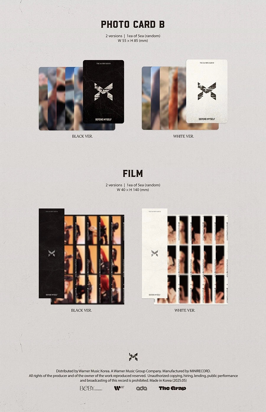 X:IN - DEFEND MYSELF (3rd Mini Album) PHOTOBOOK PLATFORM