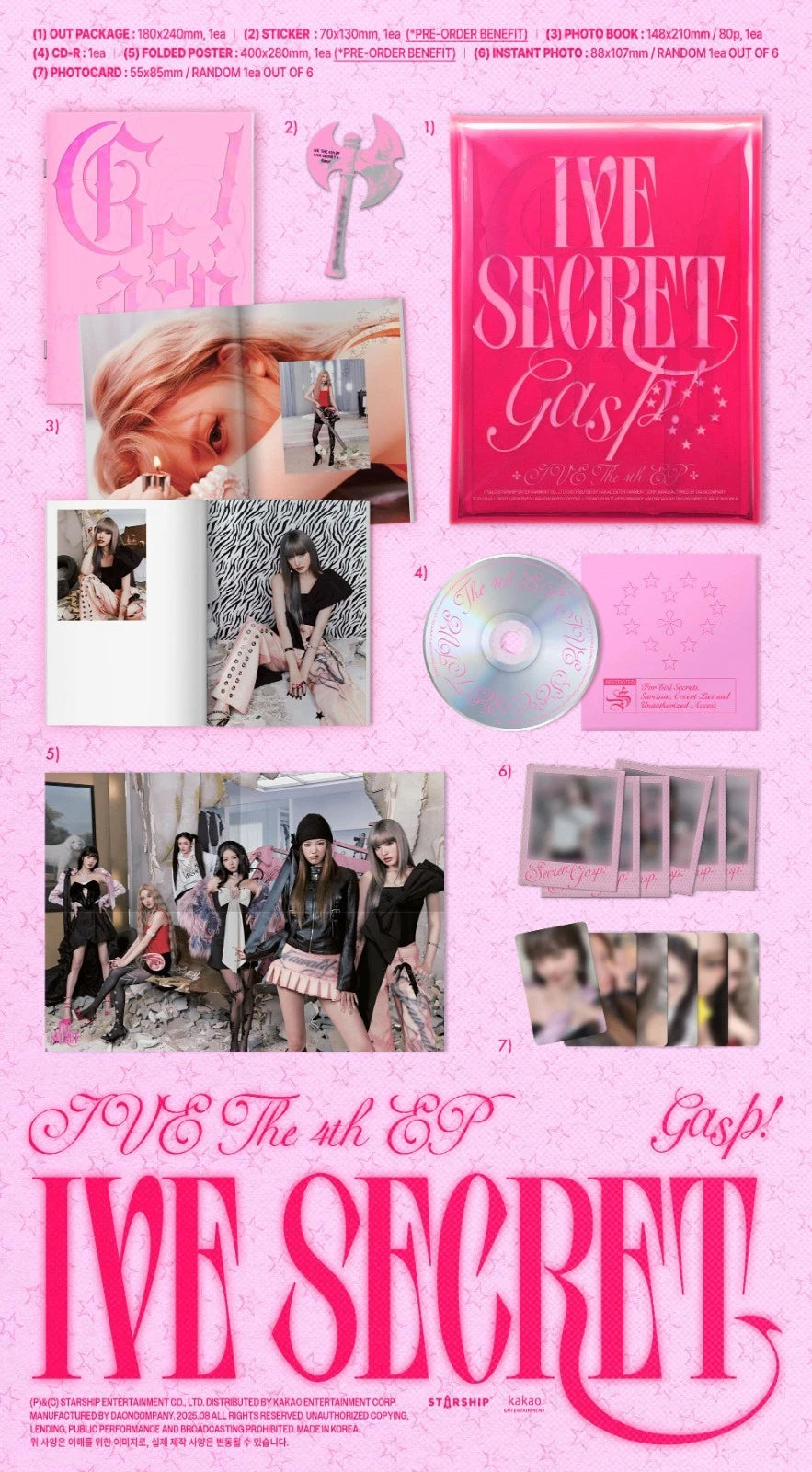 IVE - IVE SECRET (4th Mini Album)