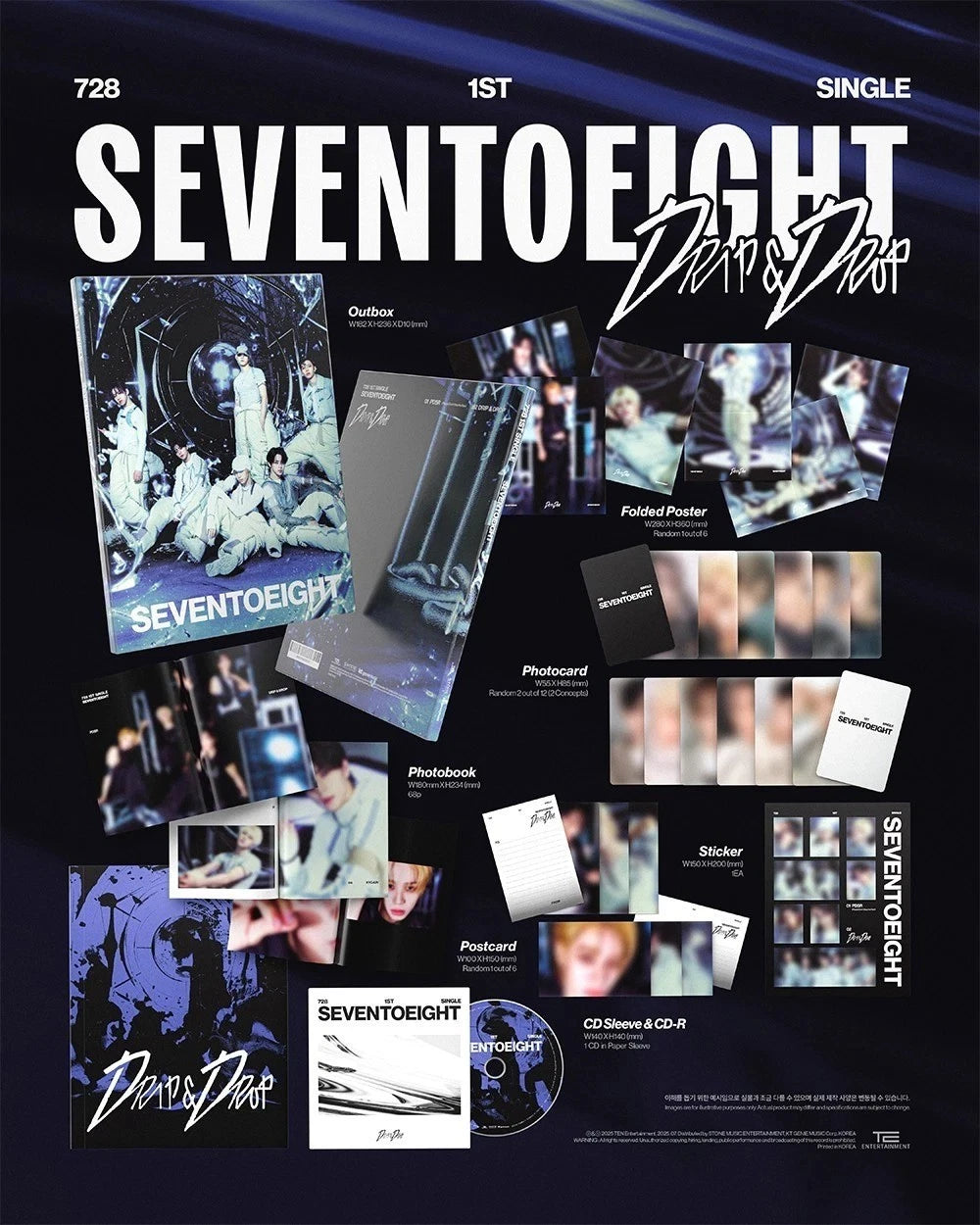 SEVENTOEIGHT - SEVENTOEIGHT (1st Single Album)