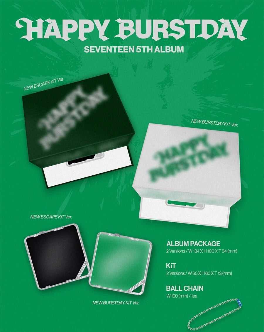 SEVENTEEN - HAPPY BURSTDAY (5th Album) KIT
