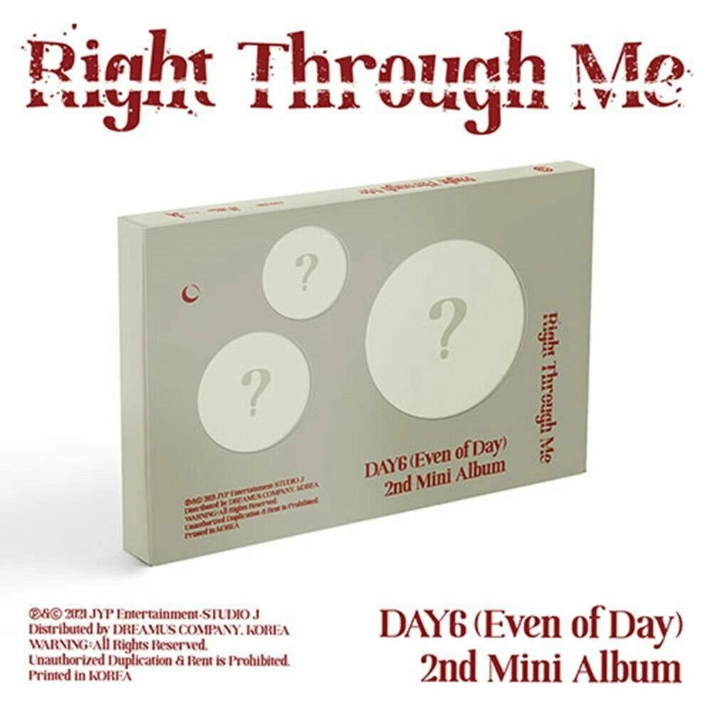 DAY6 (EVEN OF DAY) - RIGHT THROUGH ME (2nd Mini Album)
