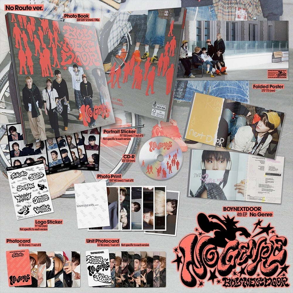 BOYNEXTDOOR - NO GENRE (4th EP Album) No Route