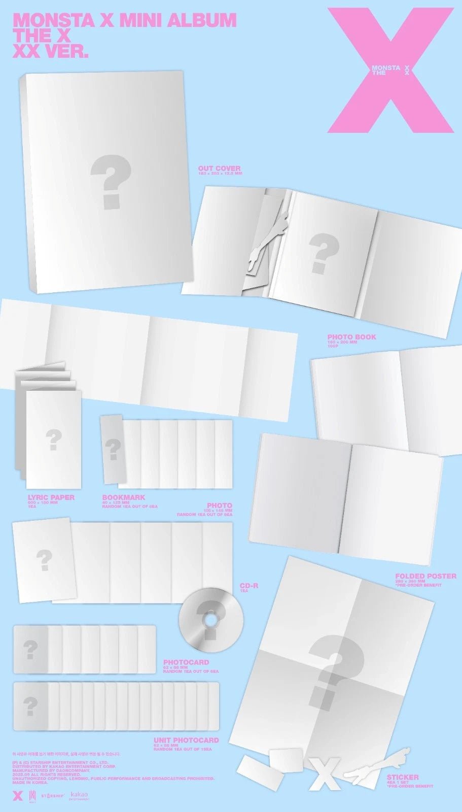 MONSTA X - THE X (13th Mini Album)