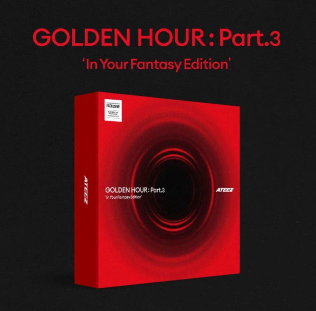 ATEEZ - GOLDEN HOUR : PART.3 IN YOUR FANTASY EDITION (12th Mini Album)