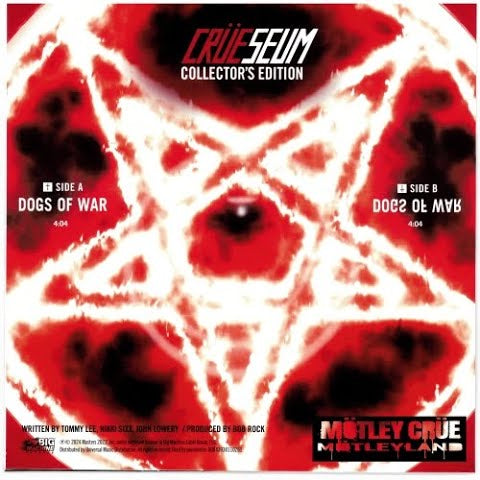 MÖTLEY CRÜE - Dogs of war VINILO Limitado Collector's Edition