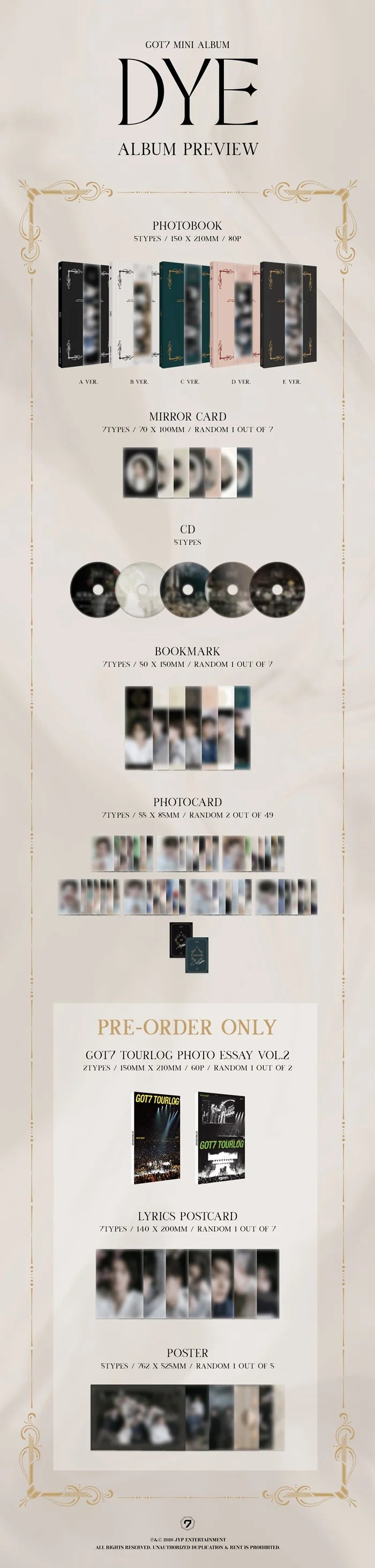 GOT7 - DYE (11th Mini Album)