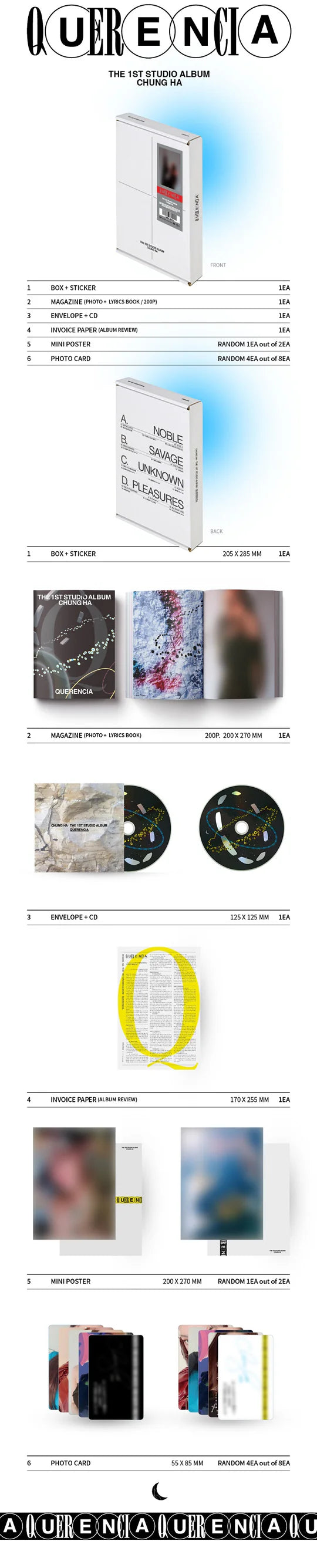 CHUNGHA - Querencia (1st Studio Album)
