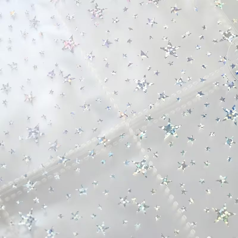 BINDER A5 - Transparente Estrellas Holo
