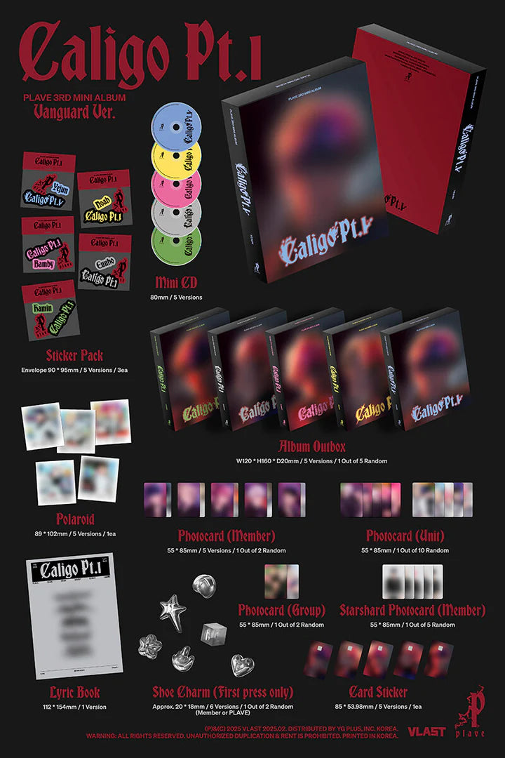 PLAVE - CALIGO PT.1 (3rd Mini Album) VANGUARD