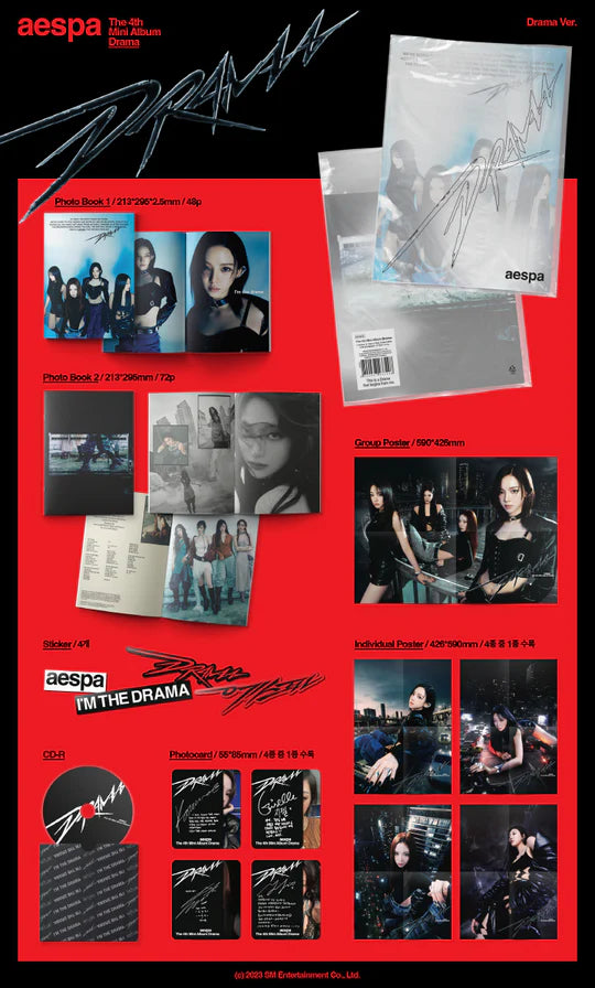 AESPA - Drama (4th Mini Album) DRAMA