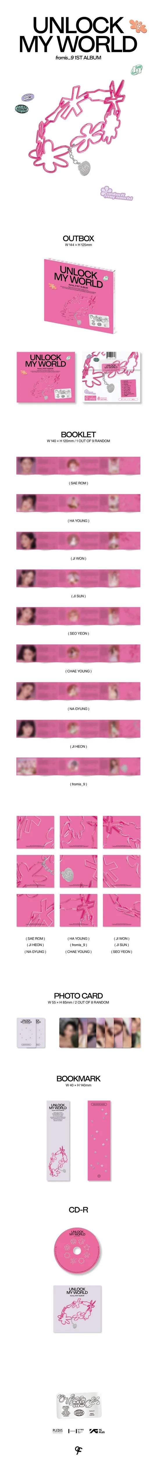 FROMIS_9 - Unlock My World (1st Album) COMPACT
