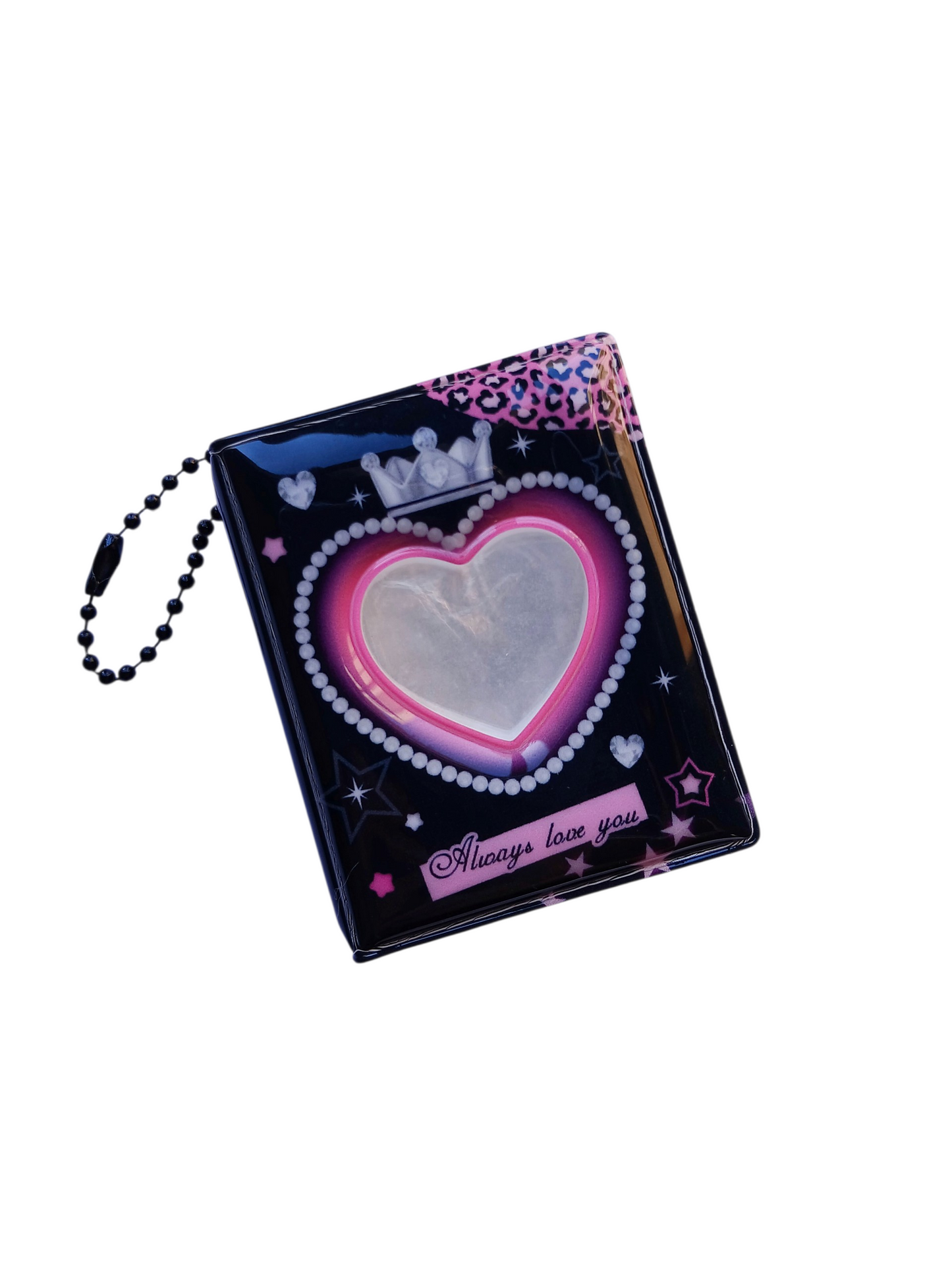 MINI BINDER Llavero/Colgante - Rosa y2k