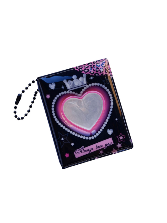 MINI BINDER Llavero/Colgante - Rosa y2k