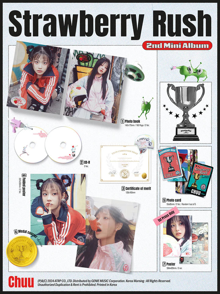 CHUU - STRAWBERRY RUSH (2nd Mini Album)