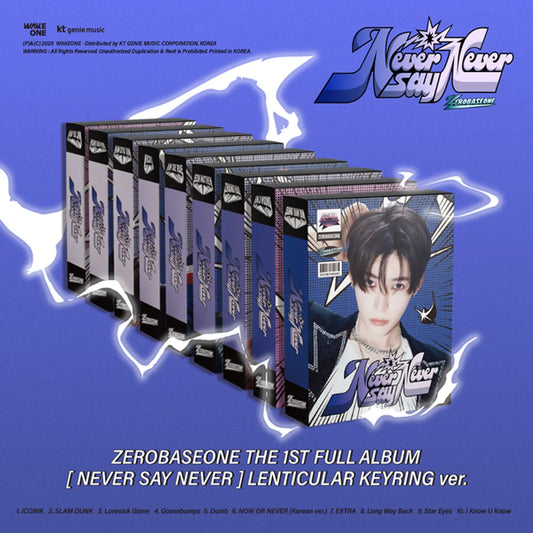 ZEROBASEONE - NEVER SAY NEVER (1st Album) LENTICULAR KEYRING