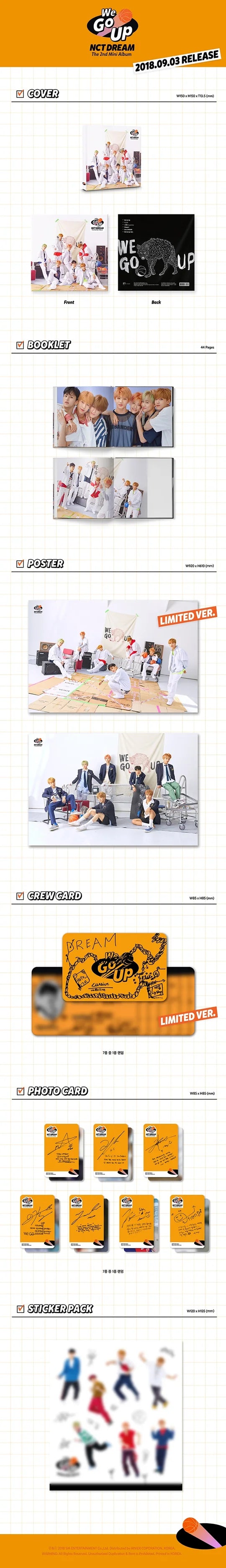 NCT DREAM - We Go Up (2nd Mini Album)
