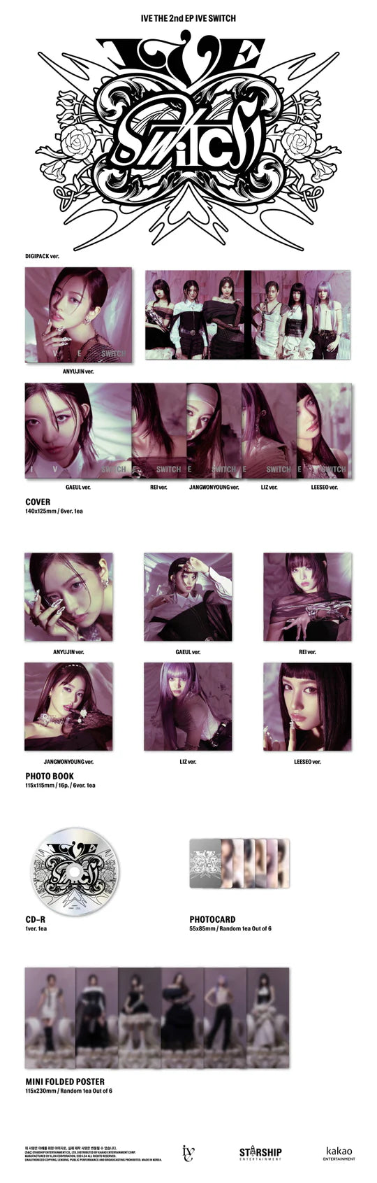 IVE - IVE SWITCH (2nd EP Album) DIGIPACK