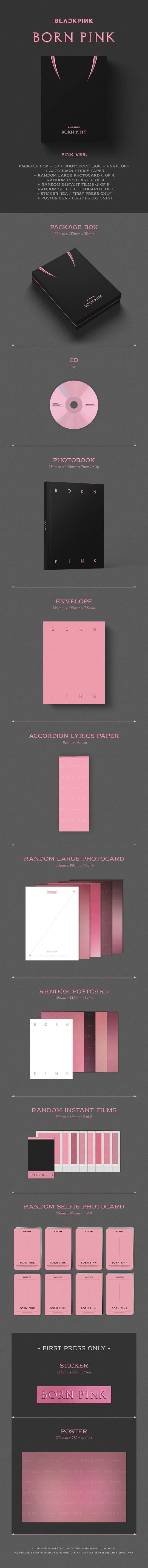 BLACKPINK - BORN PINK (2nd Album)
