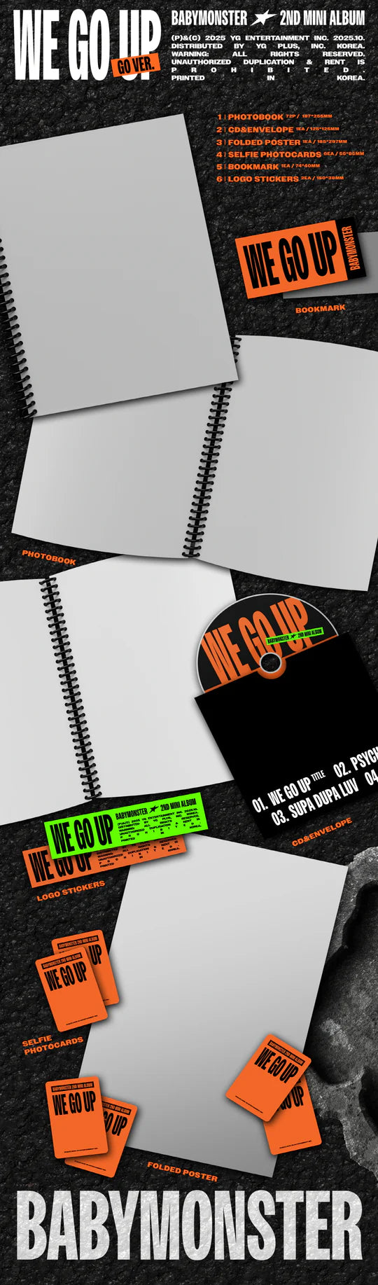 [PRE-ORDEN] BABYMONSTER - WE GO UP (2ND MINI ALBUM) PHOTOBOOK