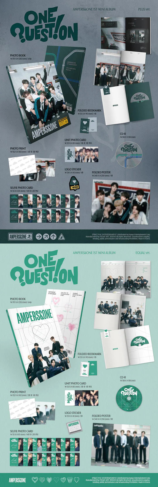 AMPERS&ONE - ONE QUESTION (1st Mini Album)