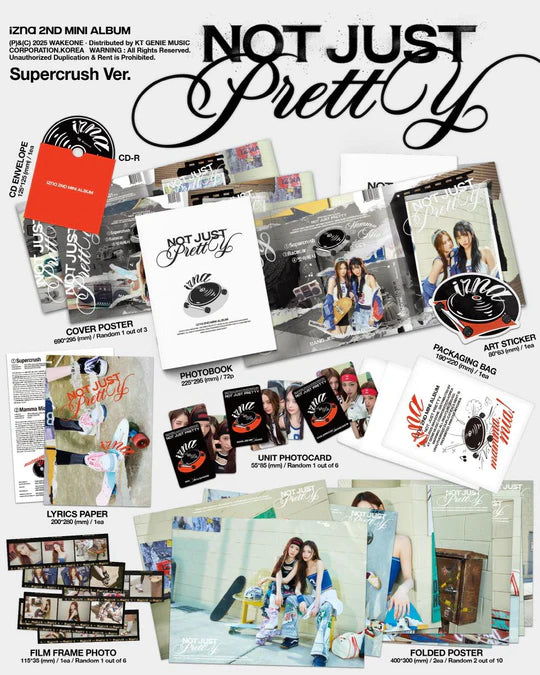 [PRE-ORDEN] IZNA - NOT JUST PRETTY (2nd Mini Album) POSTERBOOK