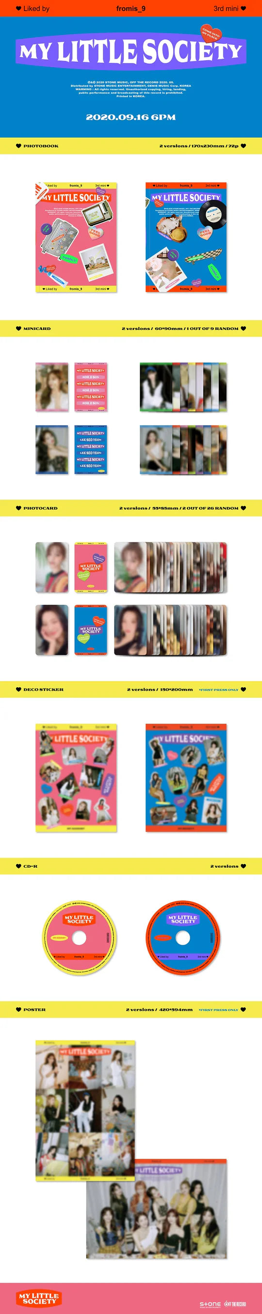 FROMIS_9 - My Little Society (3rd Mini Album)