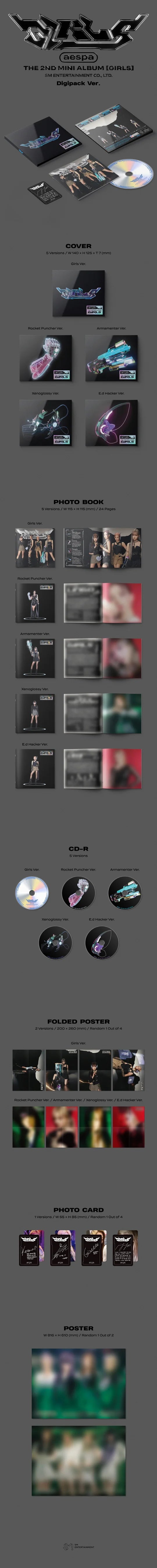 AESPA - GIRLS (2nd Mini Album) DIGIPACK