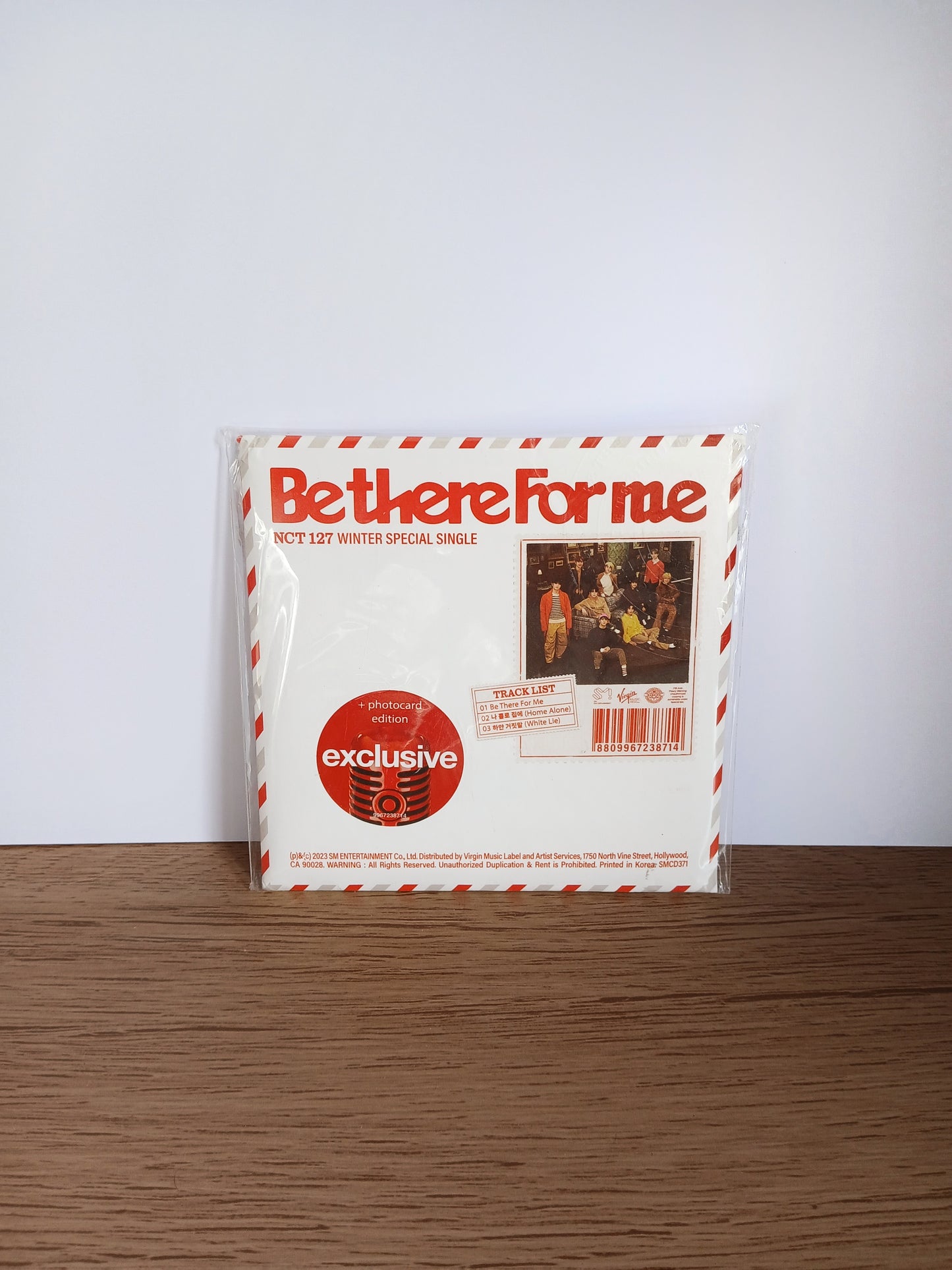 NCT 127 - Be there for me (Winter special single) House ver. Target exclusive