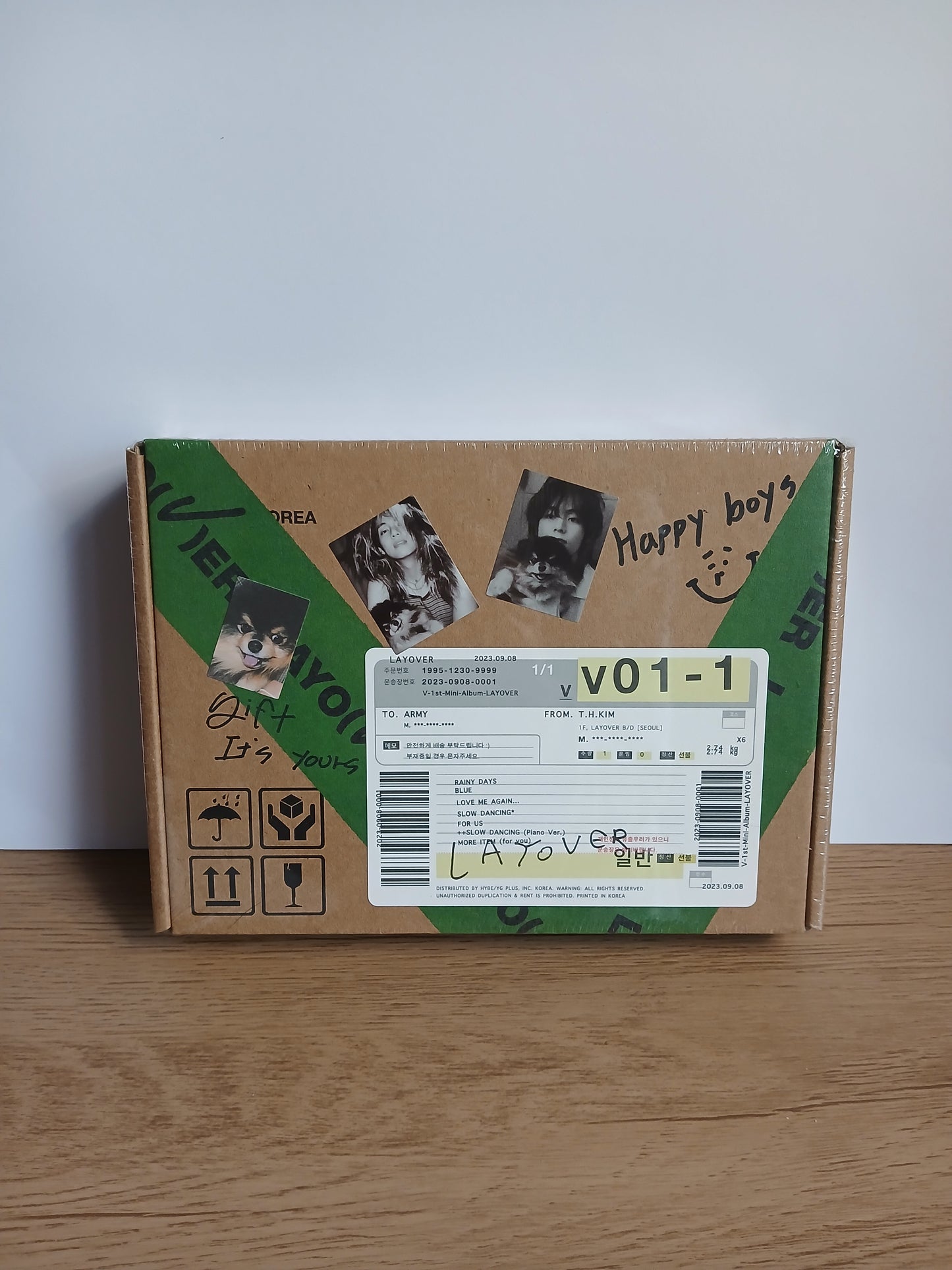 V (BTS) - Layover VERDE