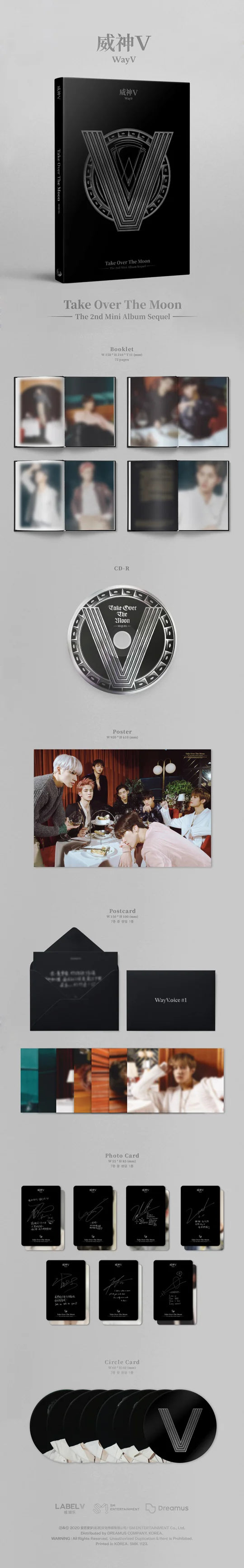 WAYV - TAKE OVER THE MOON SEQUEL (2nd Mini Album Sequel)