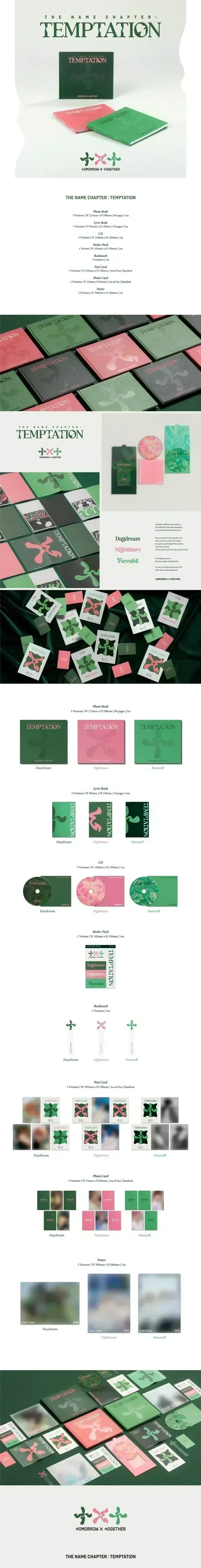 TXT - THE NAME CHAPTER: TEMPTATION (5th Mini Album)