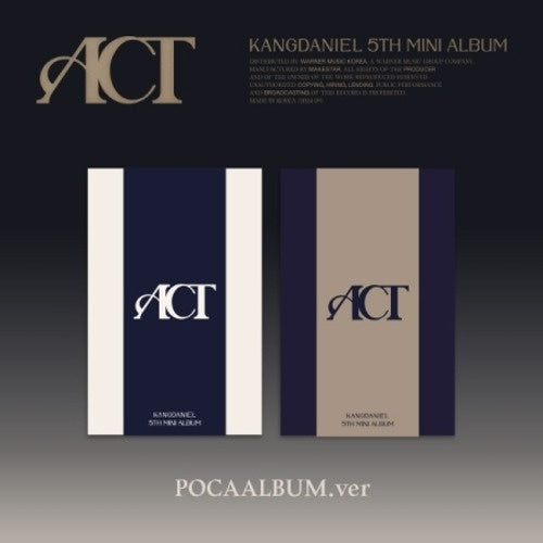 KANG DANIEL - ACT (5th Mini Album) POCA ALBUM