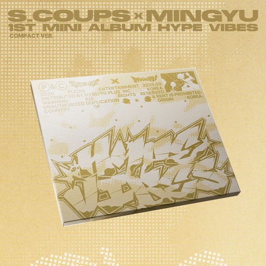 [PRE-ORDEN] S.COUPS X MINGYU (SEVENTEEN) - HYPE VIBES (1st Mini Album) COMPACT Version