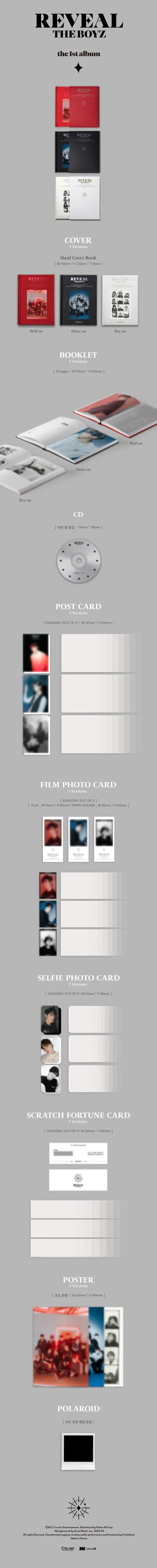 THE BOYZ - Reveal (1st Album)