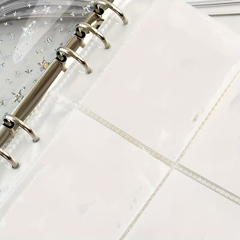 BINDER A5 - Transparente Estrellas Holo