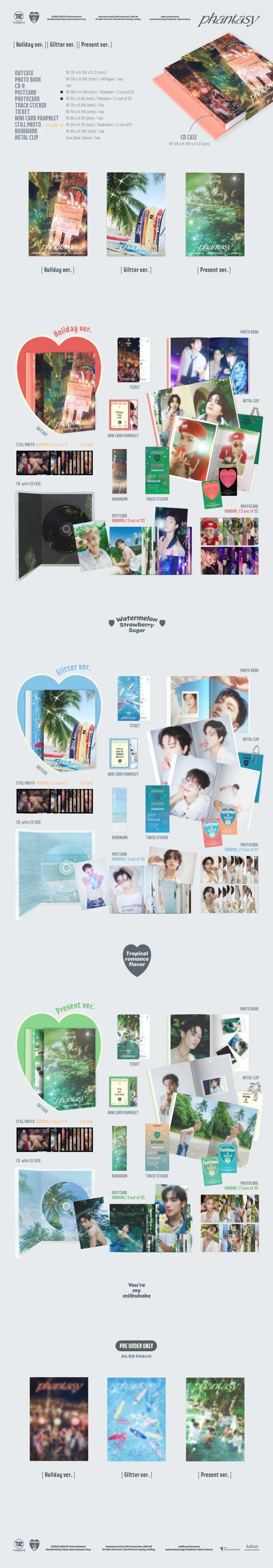 THE BOYZ - PHANTASY : PART.1 CHRISTMAS IN AUGUST (2nd Album)