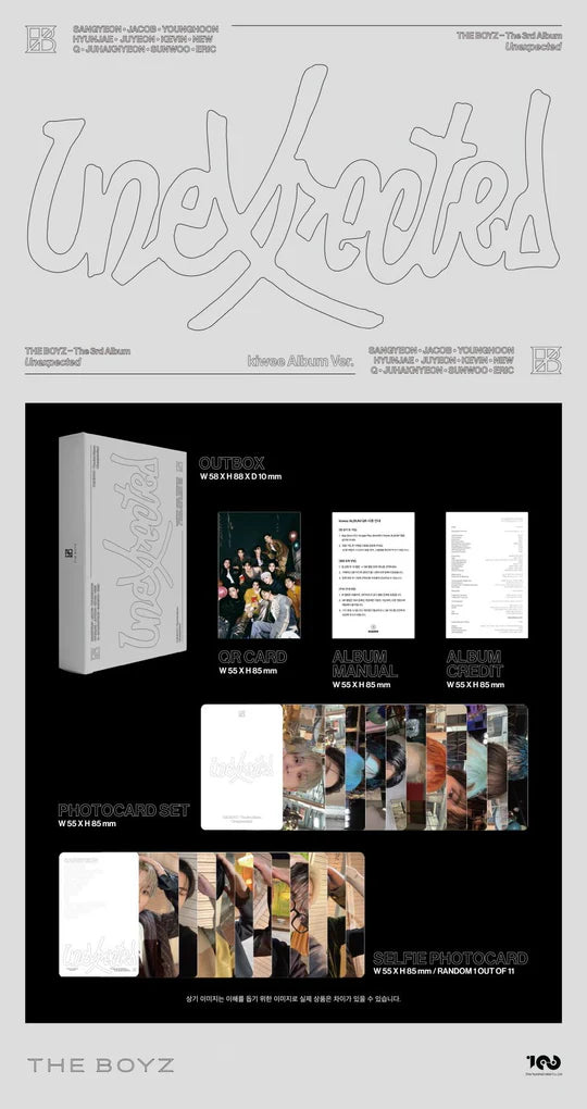 THE BOYZ - UNEXPECTED (3rd Album) KIWEE ALBUM Version