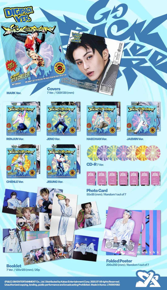 NCT DREAM - GO BACK TO THE FUTURE (5th Album) DIGIPACK