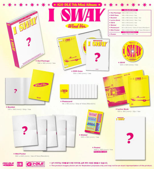 (G)I-DLE - I SWAY (7th Mini Album) Target Exclusive